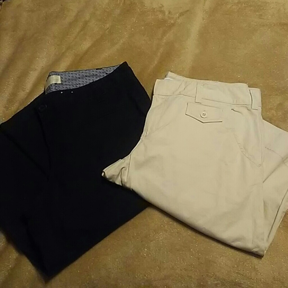 Two Pairs of Old Navy Wide Leg Capris